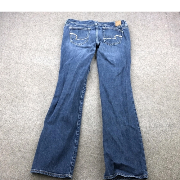 American Eagle Outfitters Women's Medium Wash Bootcut Jeans Exc Pre Owned SZ 6 - Picture 5 of 8